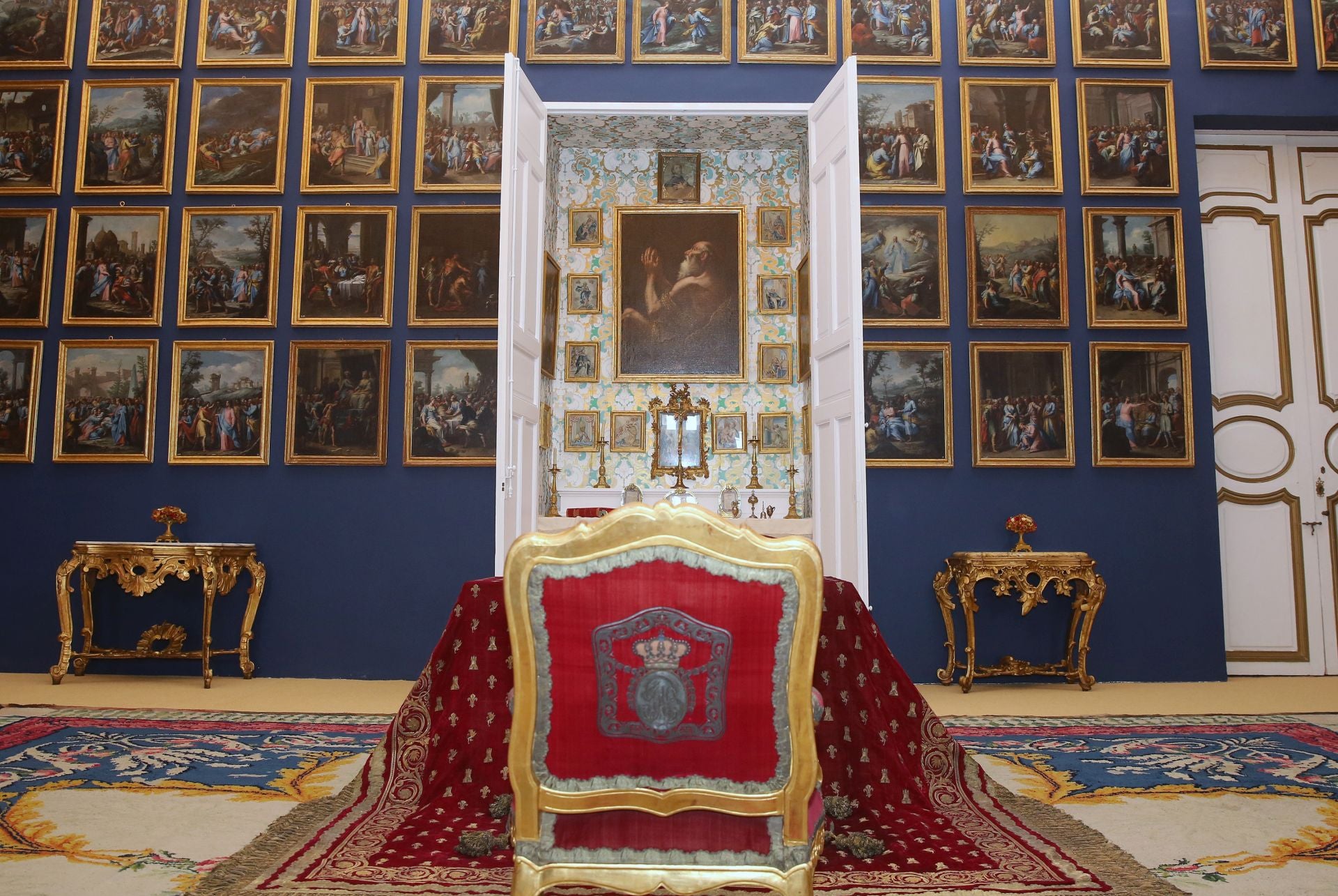 El atractivo turístico del Palacio de Riofrío, en imágenes