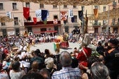 Celebración del día de San Miguel de los Santos, en Vic, en una imagen compartida por el Ayuntamiento de la localidad en sus redes sociales.