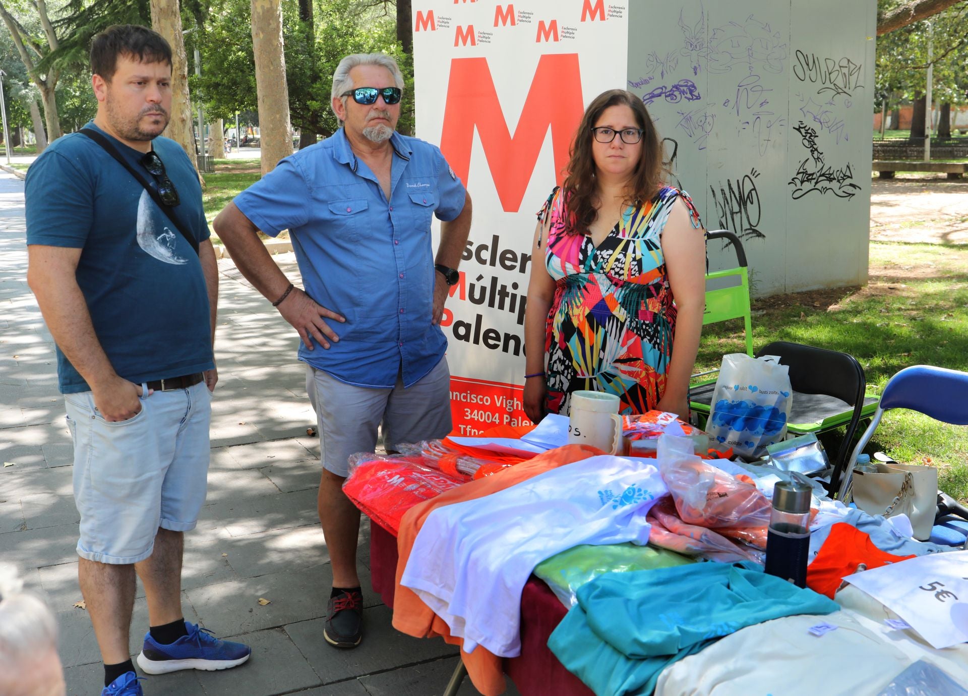 La esclerosis múltiple se muestra en el parque del Salón