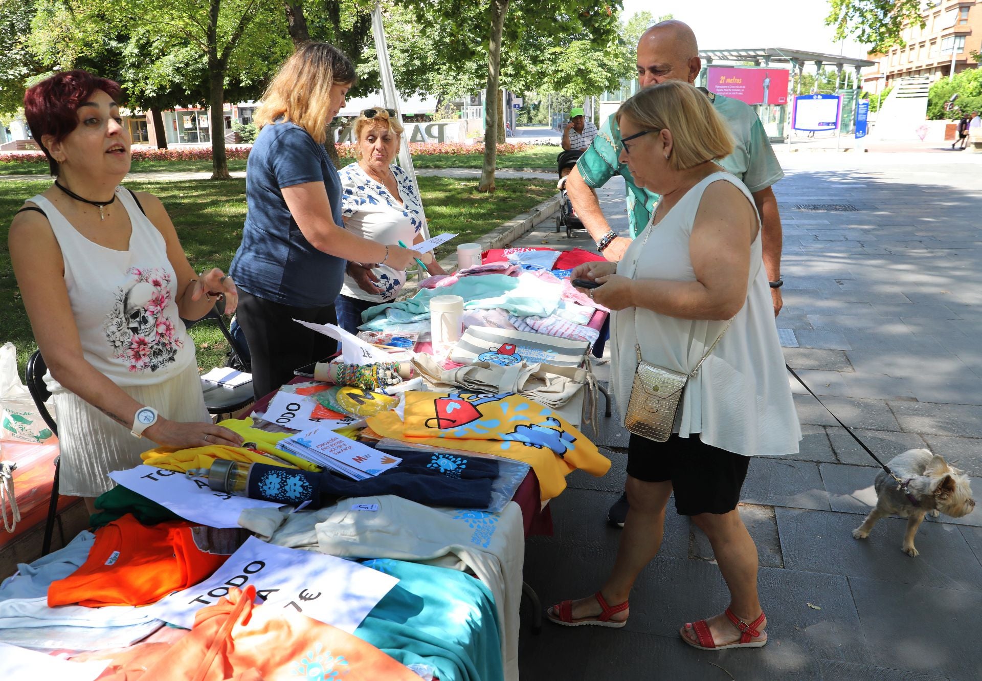 La esclerosis múltiple se muestra en el parque del Salón