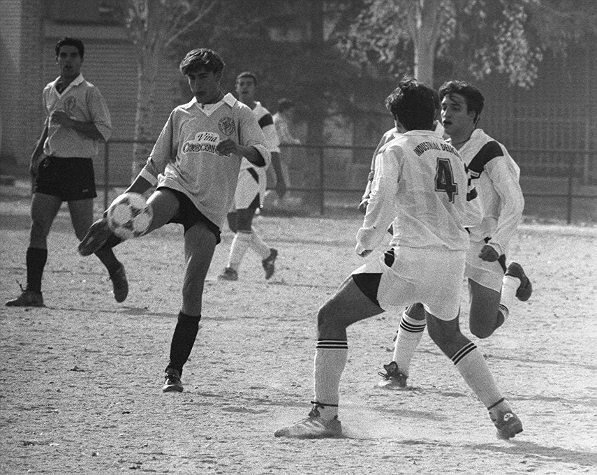 Partido entre el Atlético de Serrada y el Industrial Delicias. 5 de noviembre de 1995.