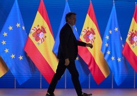 Alberto Núñez Feijóo, durante el XXI Congreso Nacional del Partido Popular.