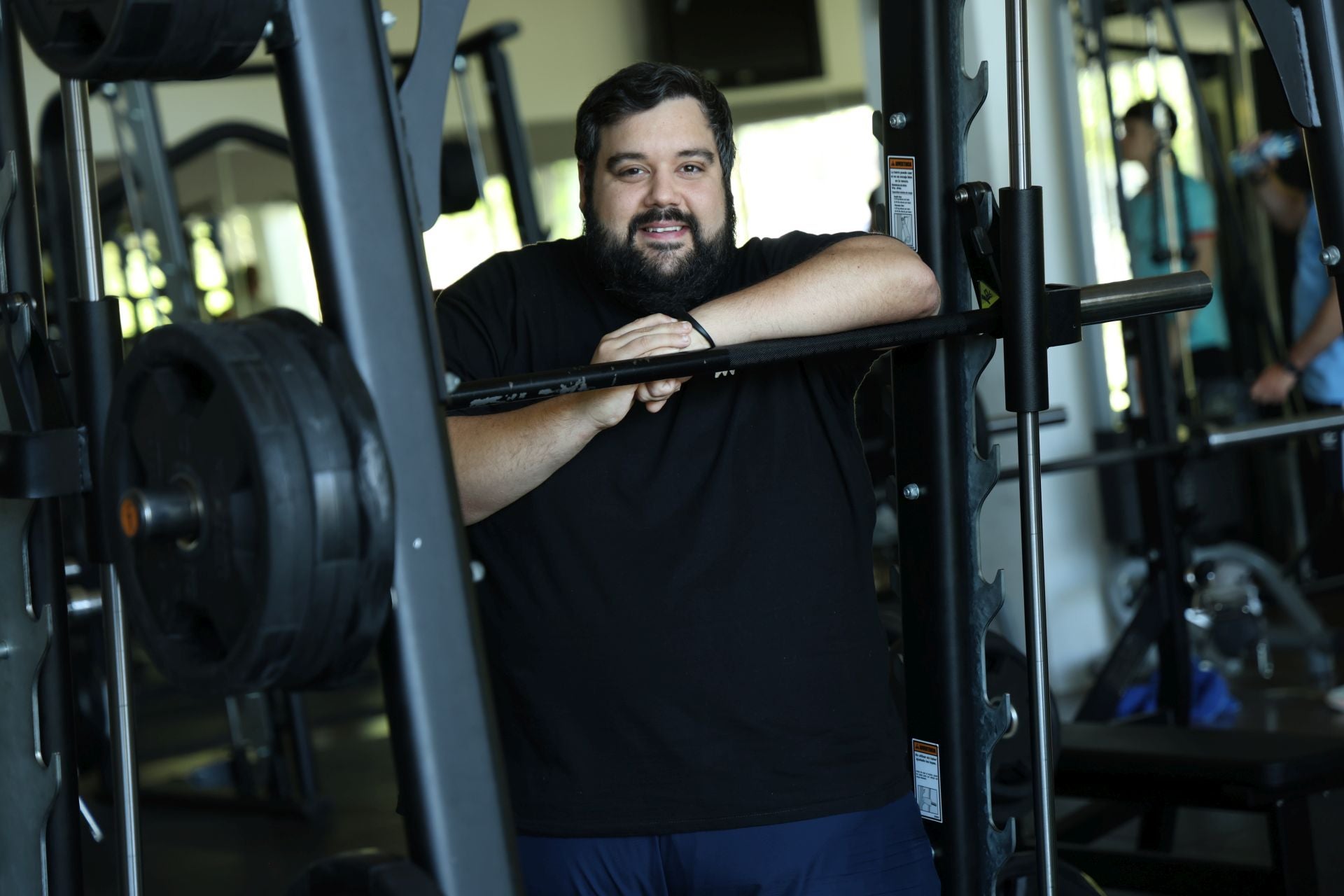 Marcos Roldán, en el gimnasio CDO Covaresa de Valladolid.