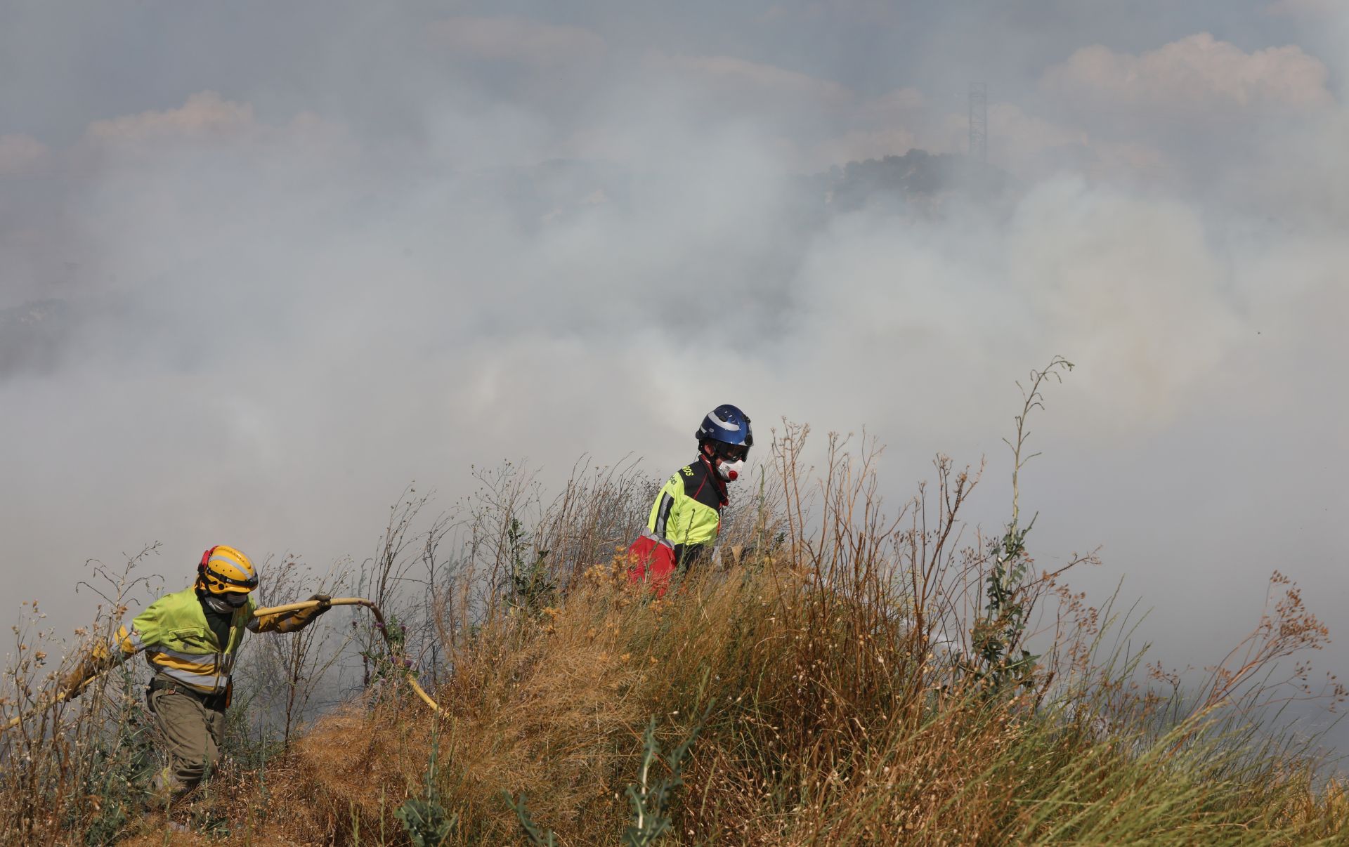 Así ha sido el incendio en las tierras agrícolas de Villalobón