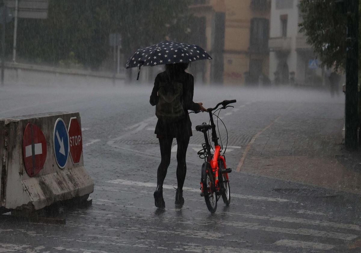Una tormenta provocada por una dana.