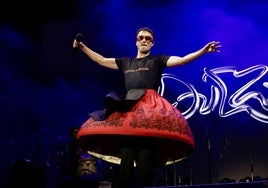 Dulzaro en uno de los conciertos de San Lorenzo el pasado año.