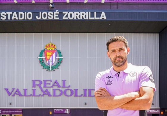 Javier Baraja posa este jueves junto al estadio José Zorrilla.