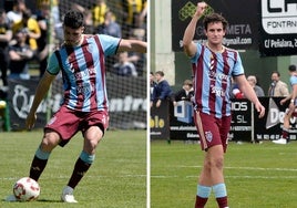 Sergi Molina y Tellechea en un partido con la Gimnástica Segoviana en La Albuera.