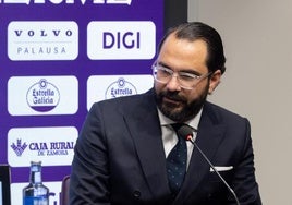 Víctor Orta, director deportivo del Real Valladolid, este viernes.