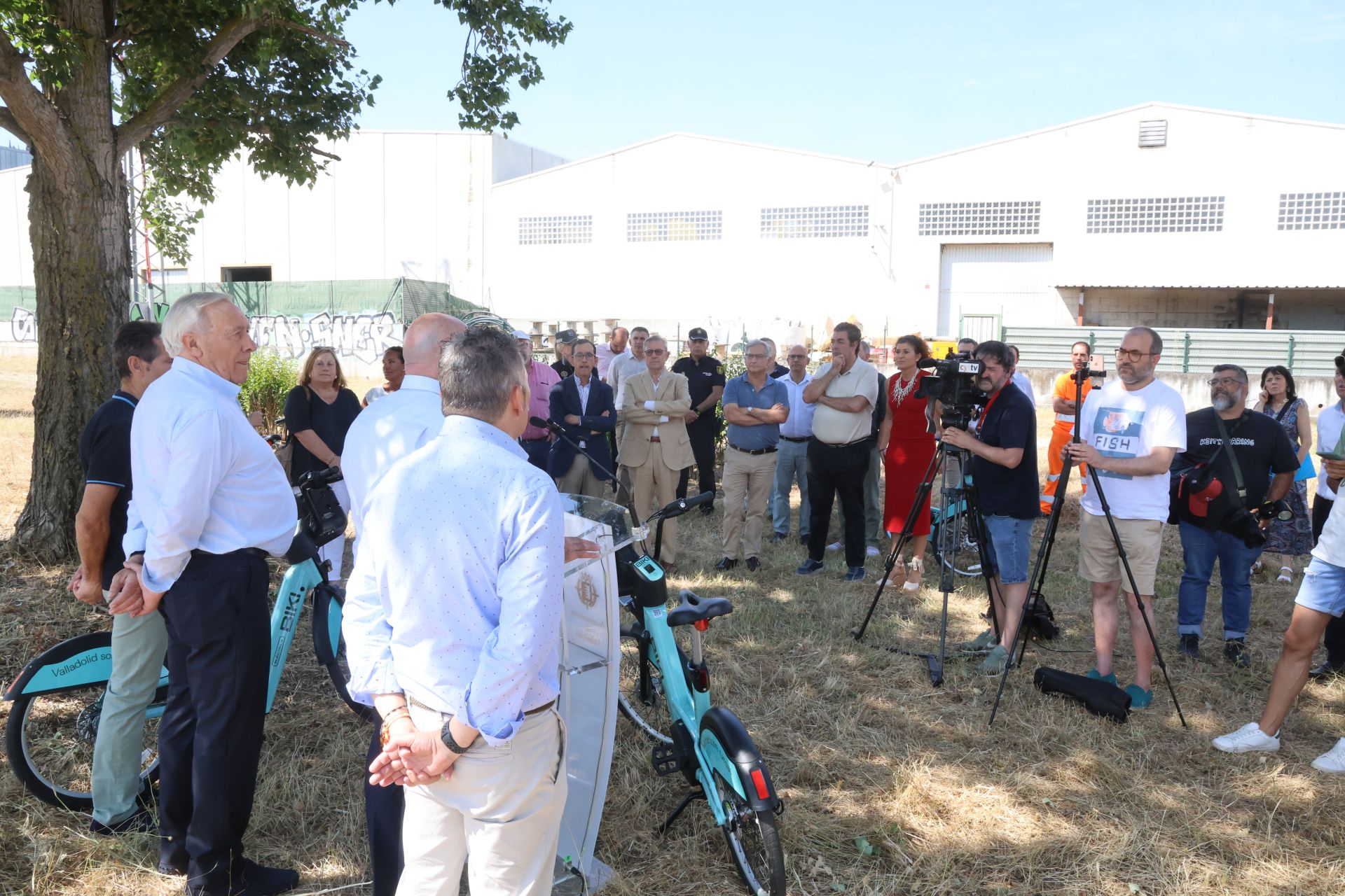Las fotos de la inauguración del carril-bici que comunica Valladolid con La Cistérniga