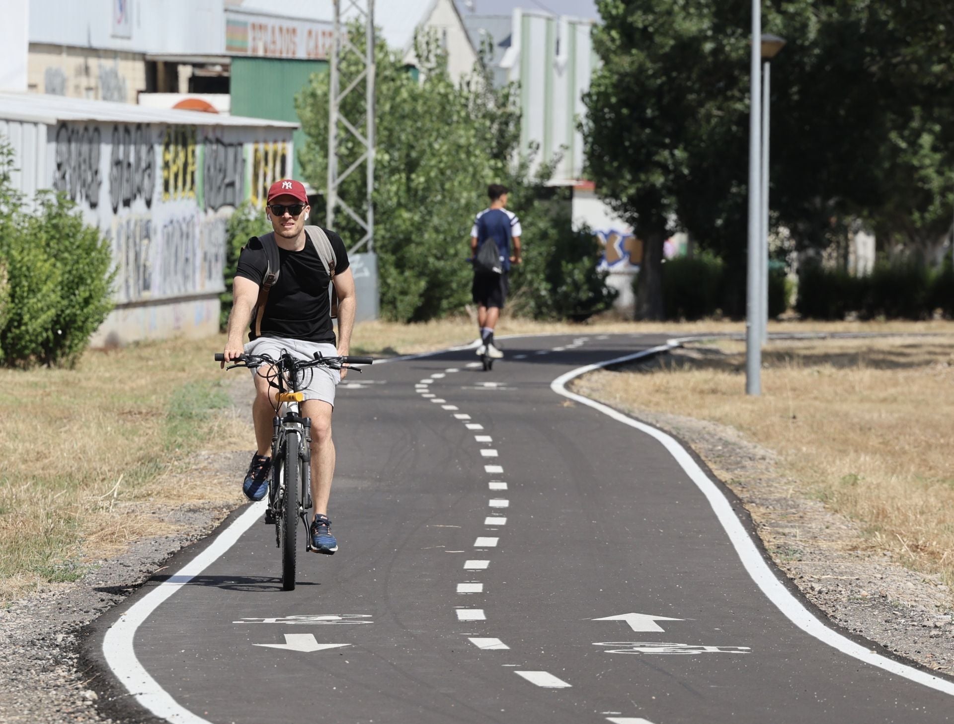 Las fotos de la inauguración del carril-bici que comunica Valladolid con La Cistérniga