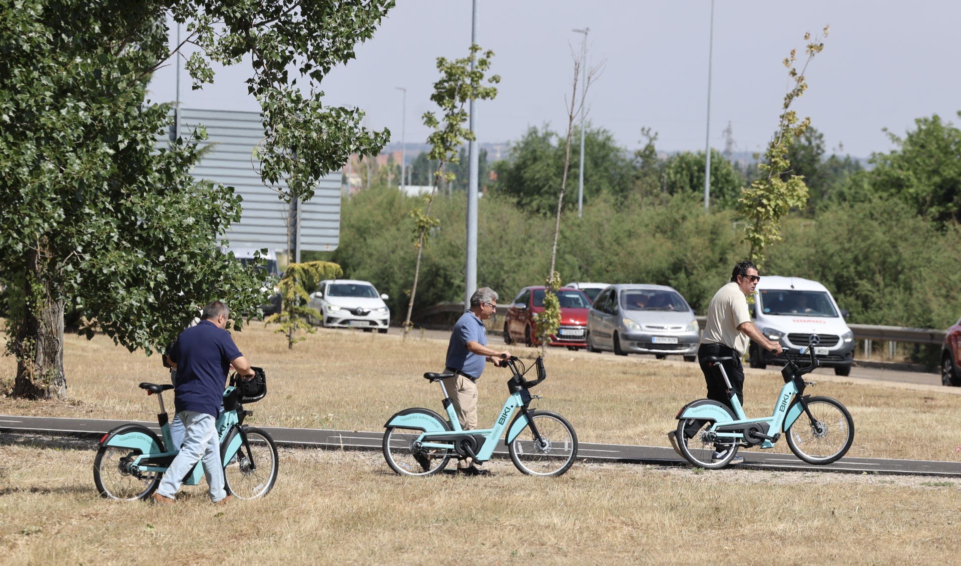 Las fotos de la inauguración del carril-bici que comunica Valladolid con La Cistérniga
