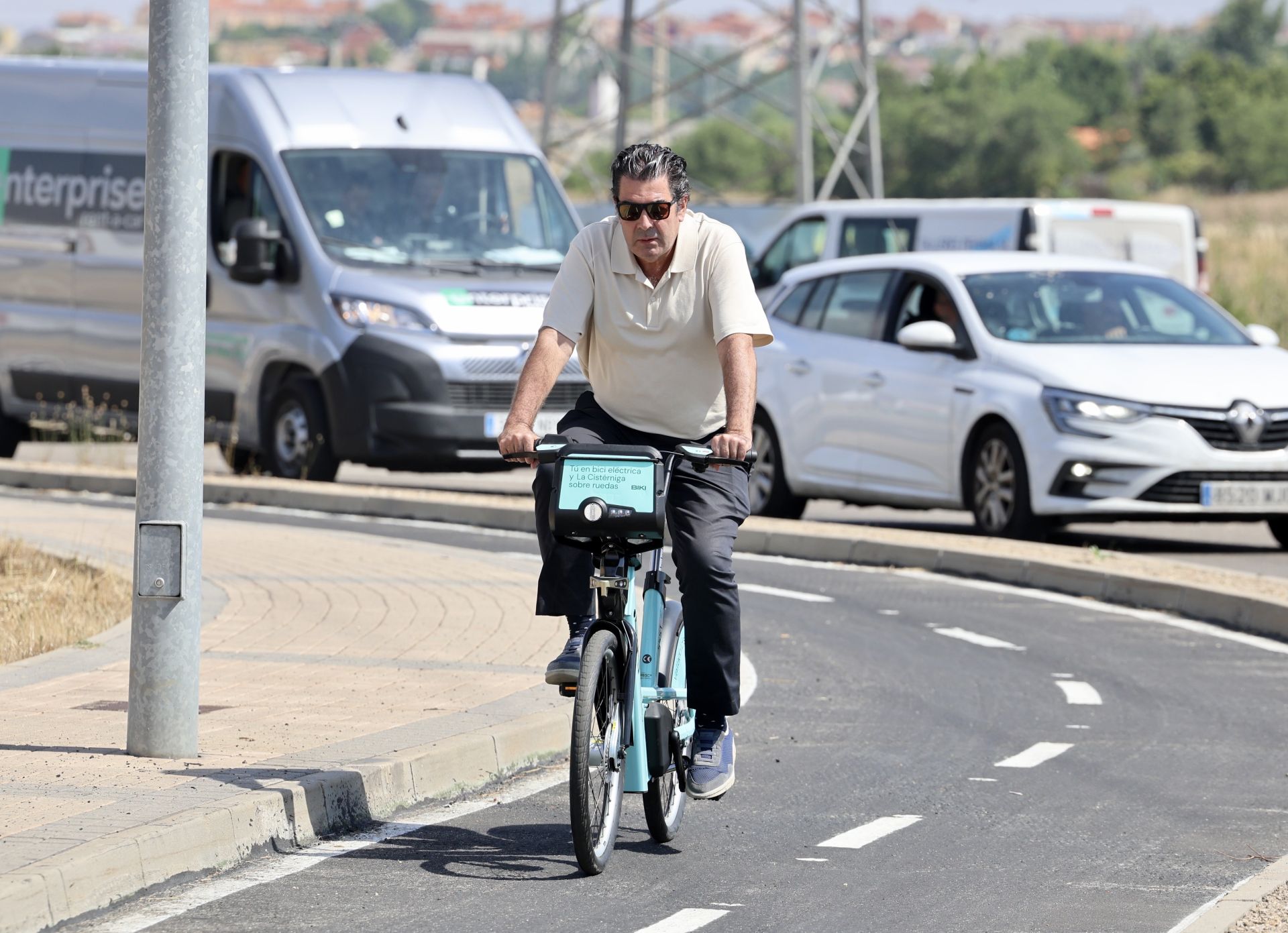 Las fotos de la inauguración del carril-bici que comunica Valladolid con La Cistérniga