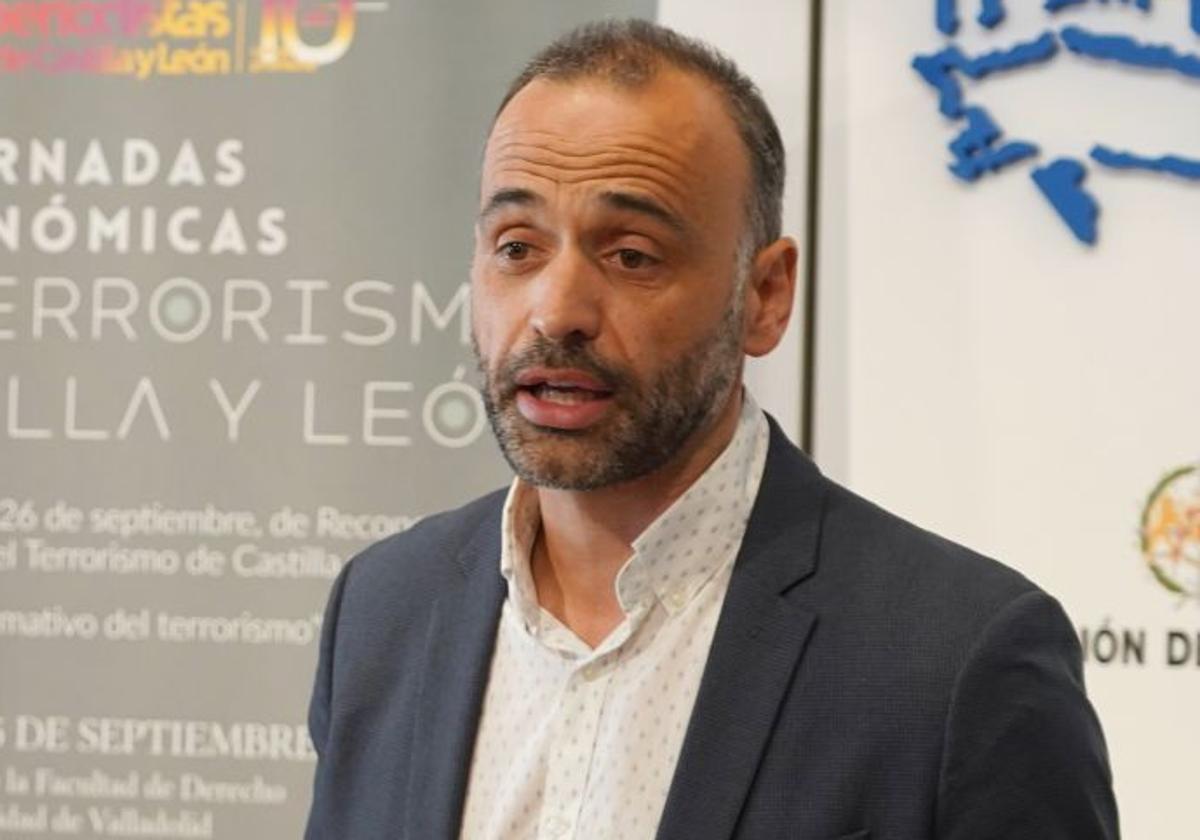 El decano del Colegio Profesional de Periodistas de Castilla y León, Pedro Lechuga, en una imagen de archivo.