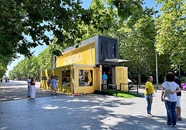 El Paseo Central del Campo Grande ha acogido el expo tráiler de Alimerka durante este sábado.