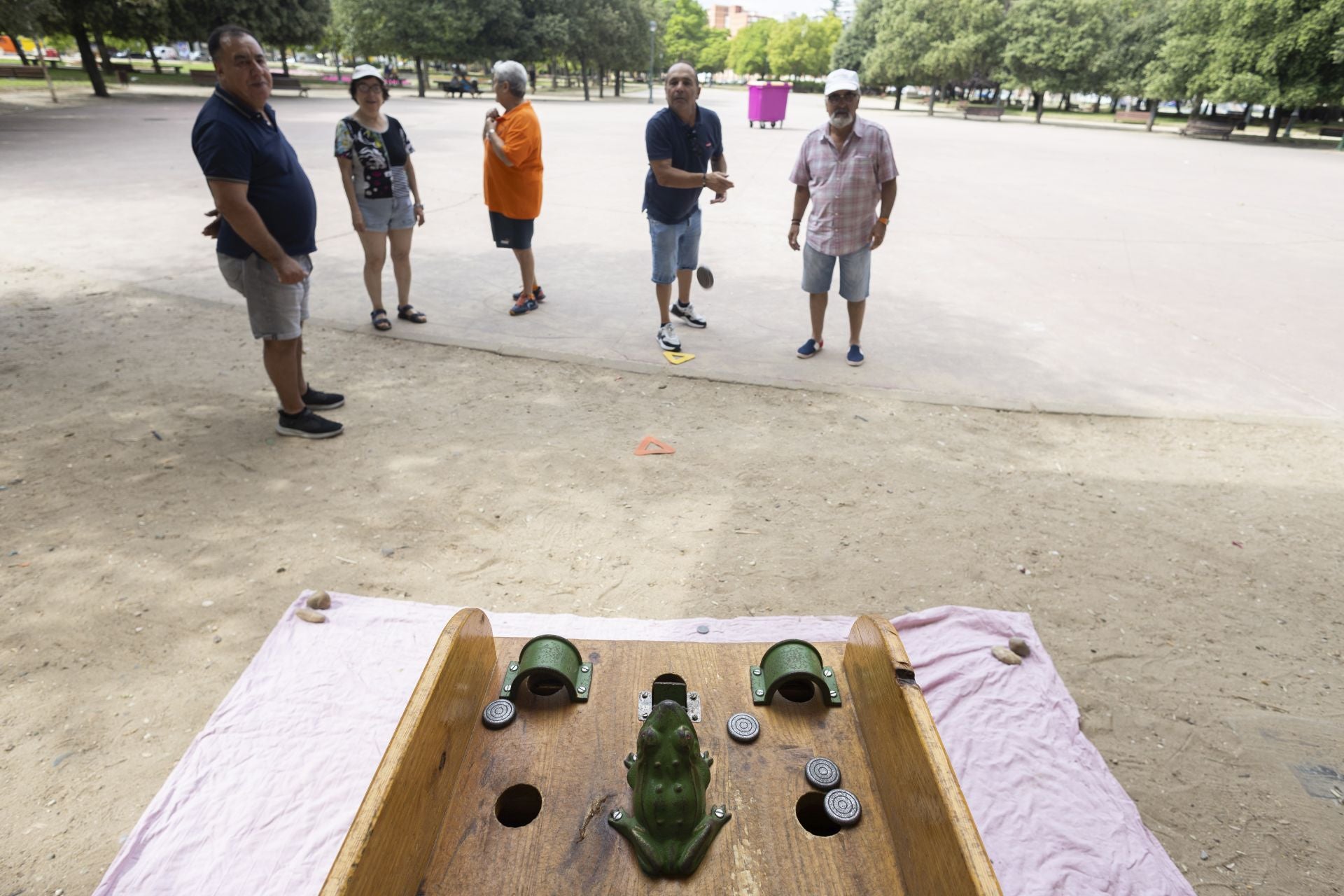 El juego tradicional de la rana.