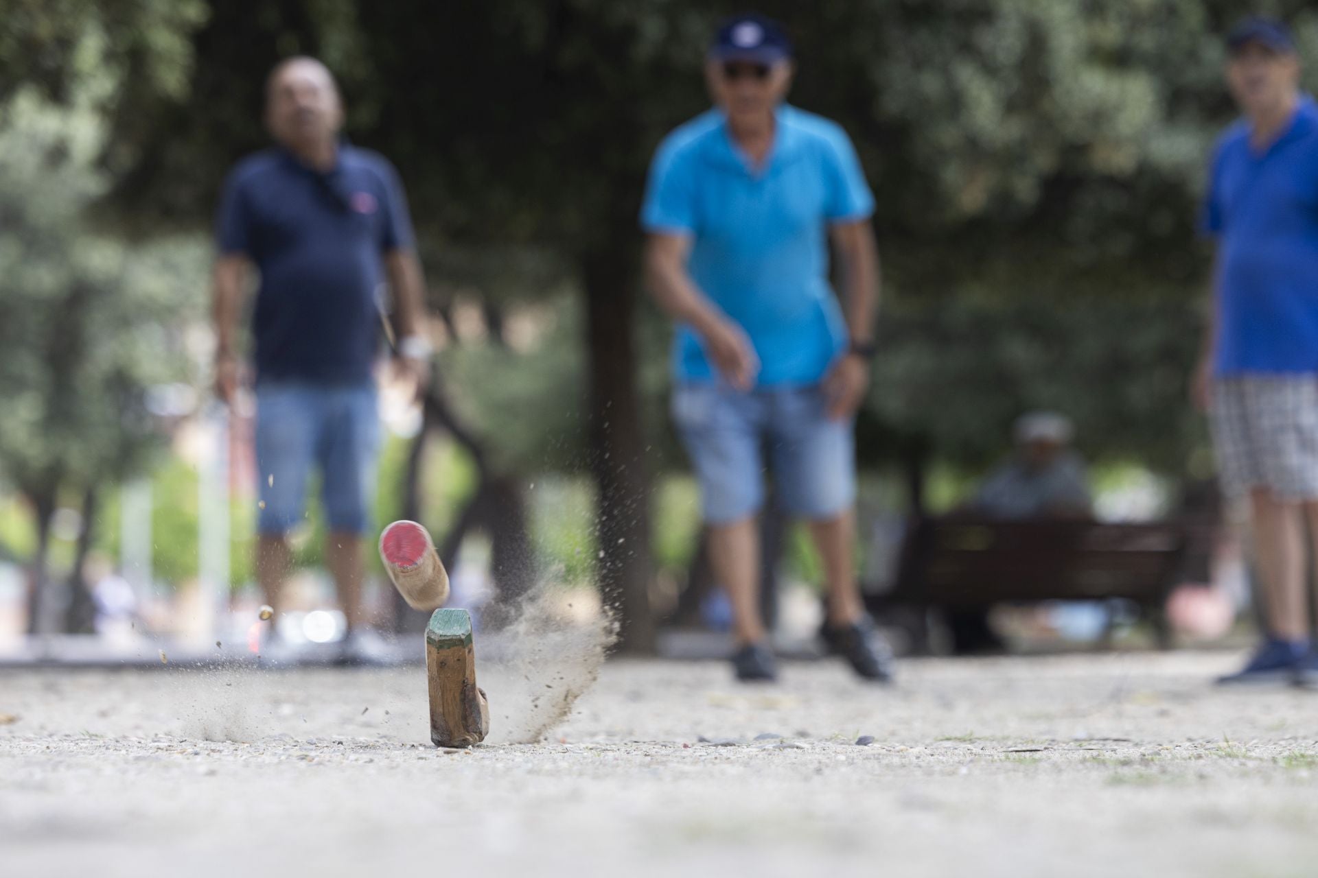 El juego autóctono de los bolos.