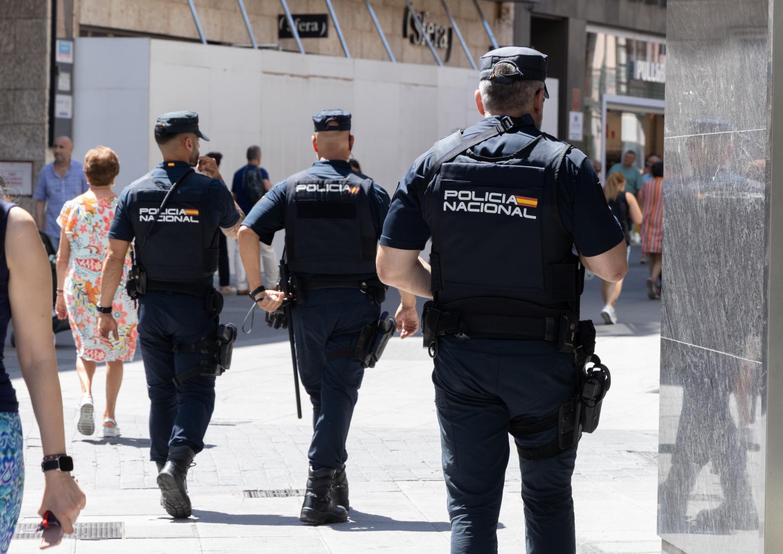 Varios agentes de la Policía Nacional, en una imagen de archivo.