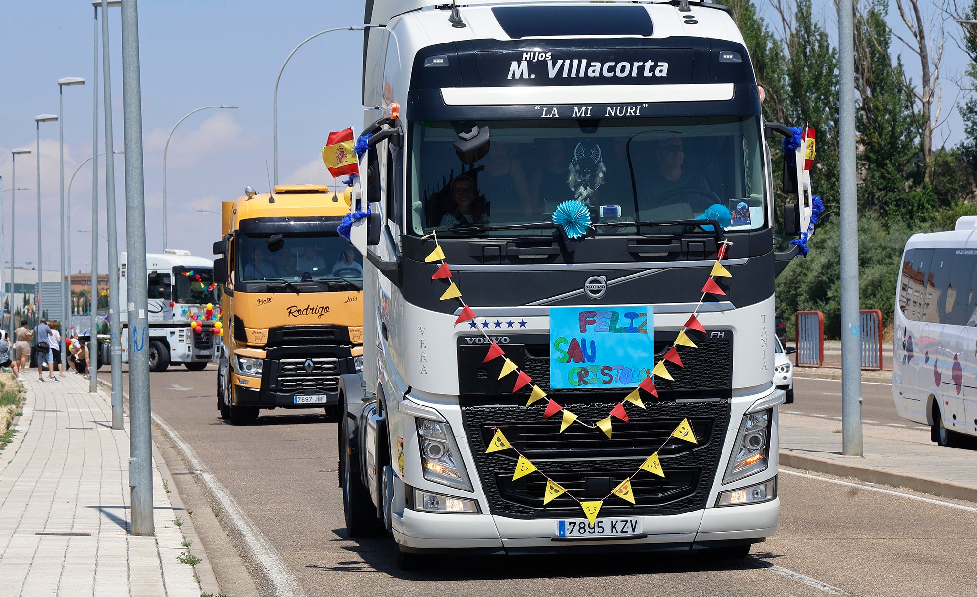 Los transportistas celebran un San Cristóbal