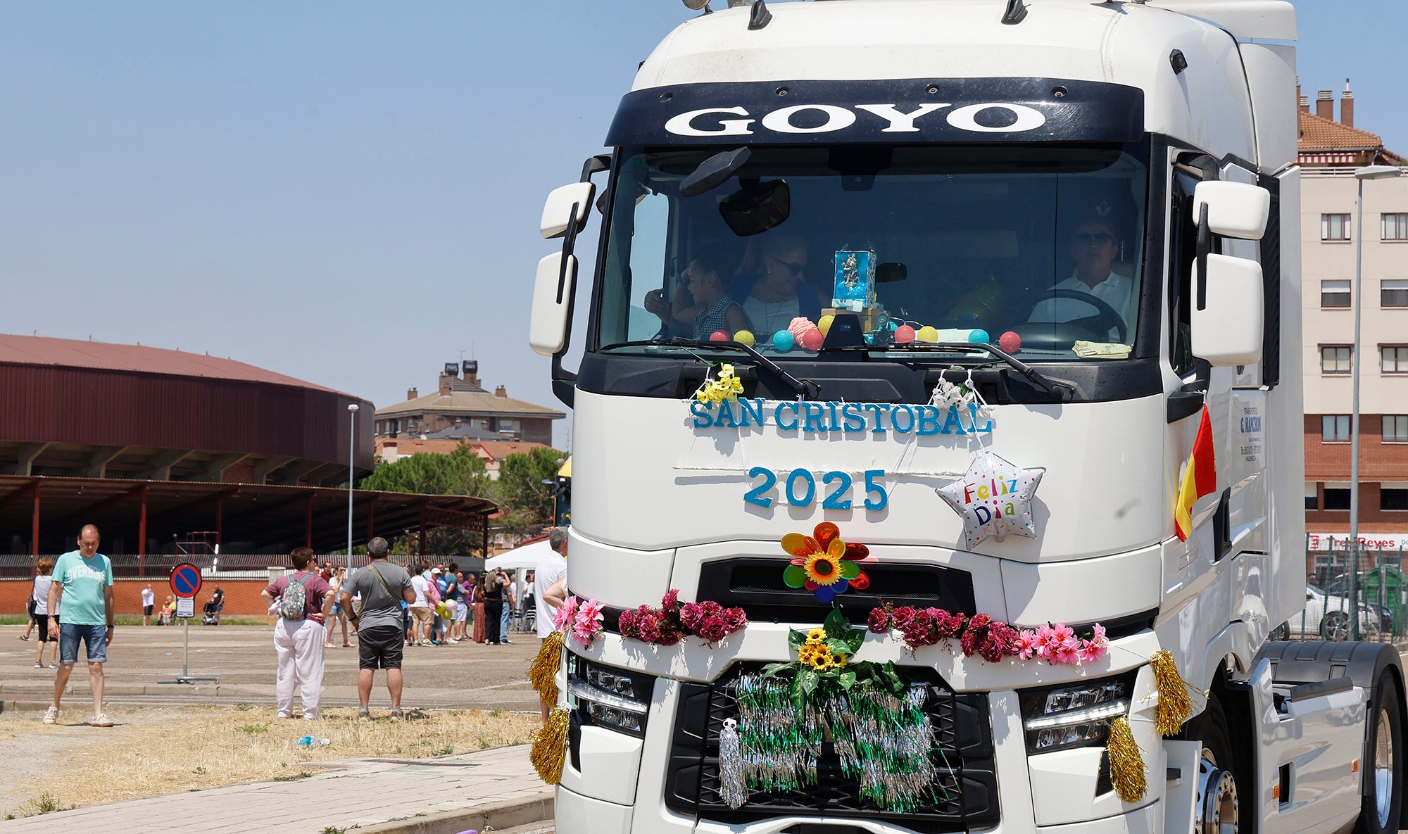 Los transportistas celebran un San Cristóbal