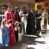 Representación del cortejo fúnebre de Felipe El Hermoso en Torquemada.