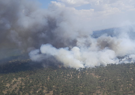 Incendio en Cuéllar.