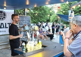 Feria de la cerveza en Torquemada.