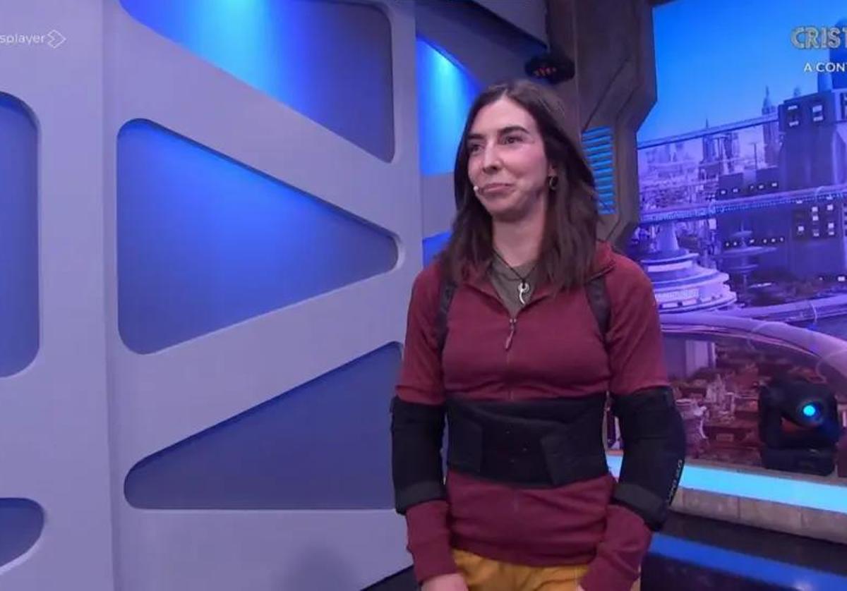 Marta Jiménez en su debut con 'El Hormiguero'.
