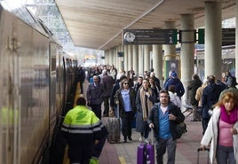 Estación de Renfe en Santander.
