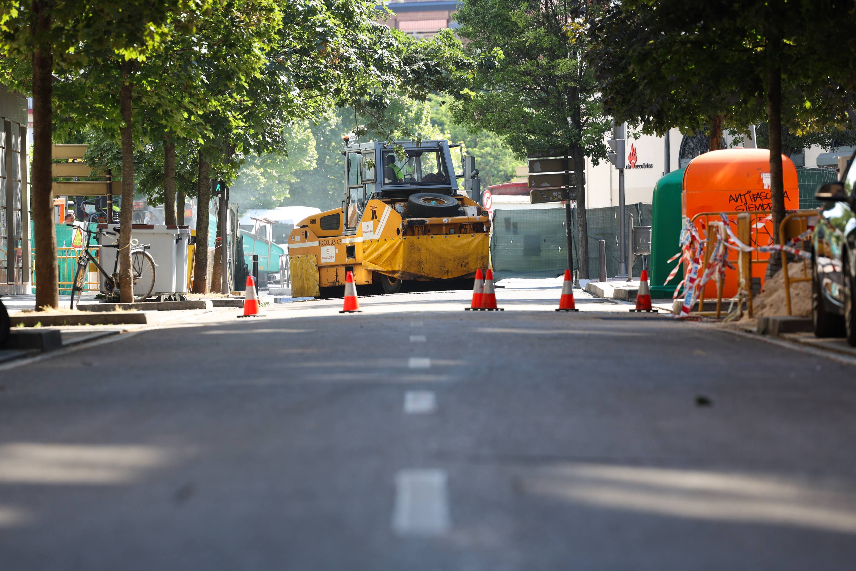 Así han ultimado los trabajos para la reapertura de la calle Muro y Estación