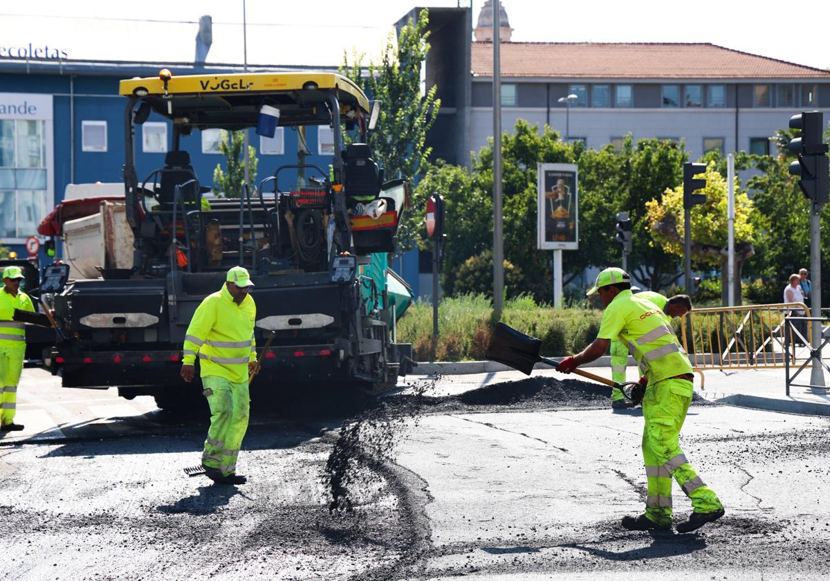 Así han ultimado los trabajos para la reapertura de la calle Muro y Estación