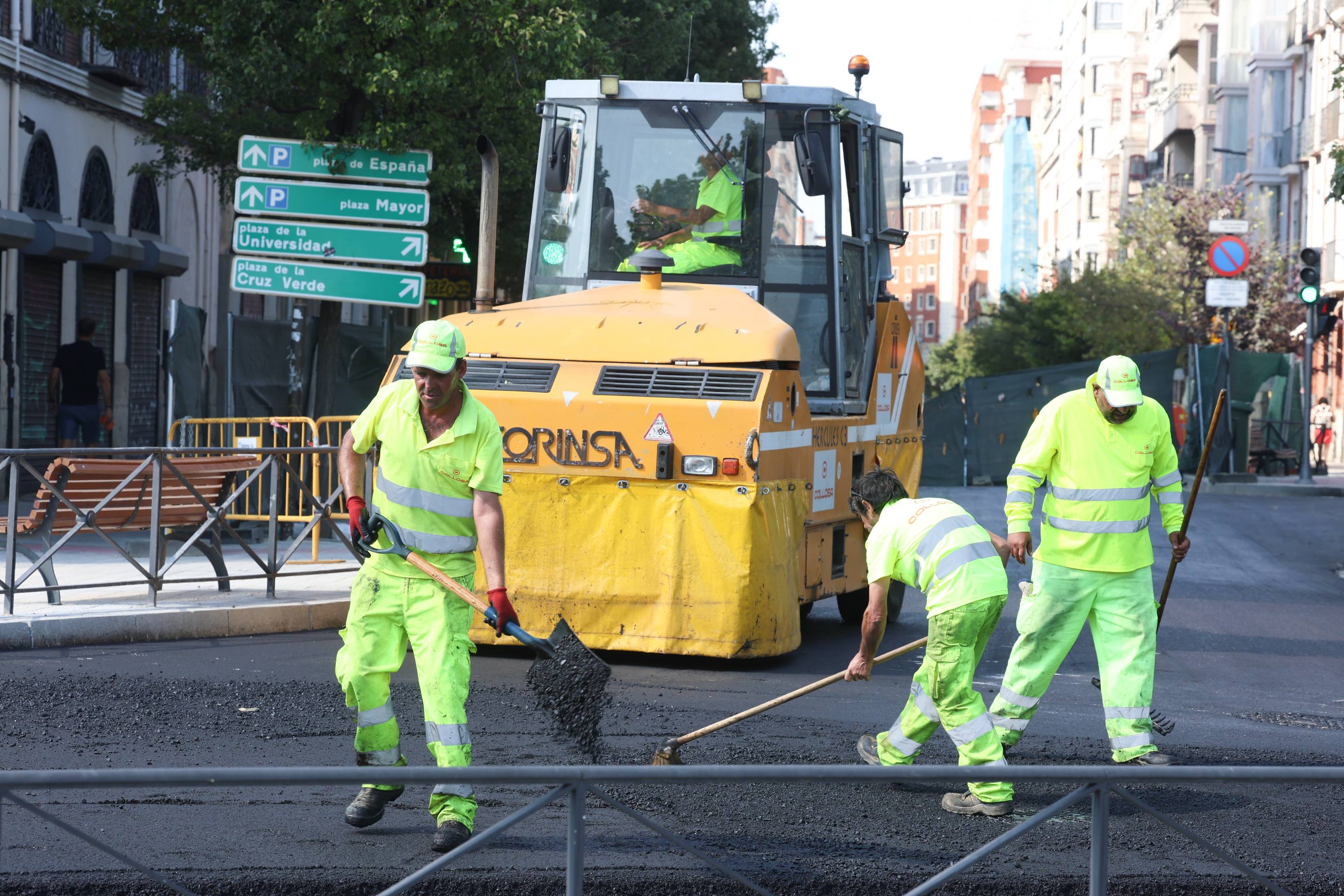 Así han ultimado los trabajos para la reapertura de la calle Muro y Estación