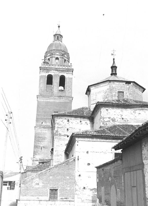 La iglesia de Rueda en una fotografía de agosto de 1992.