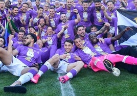 Raúl Moro en el ascenso a primera división.