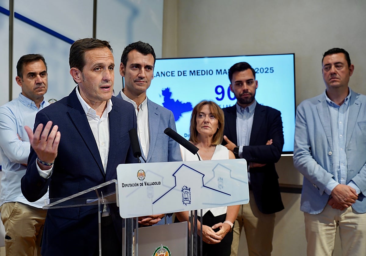 Conrado Íscar, presidente de la Diputación, hace balance de mitad de legislatura.