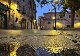 Zona de ocio donde se produjeron los hechos en la calle Bordadores.