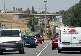 Tramo en la carretera CL-601 donde se instalará un radar en los próximos meses.