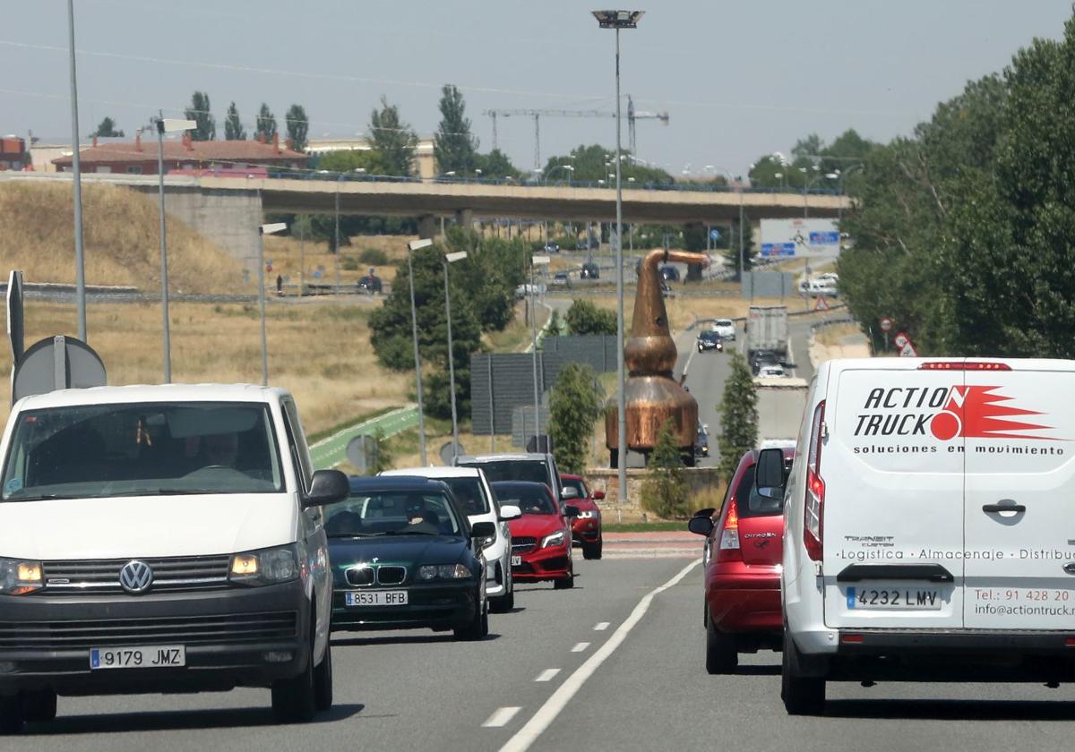 Tramo en la carretera CL-601 donde se instalará un radar en los próximos meses.