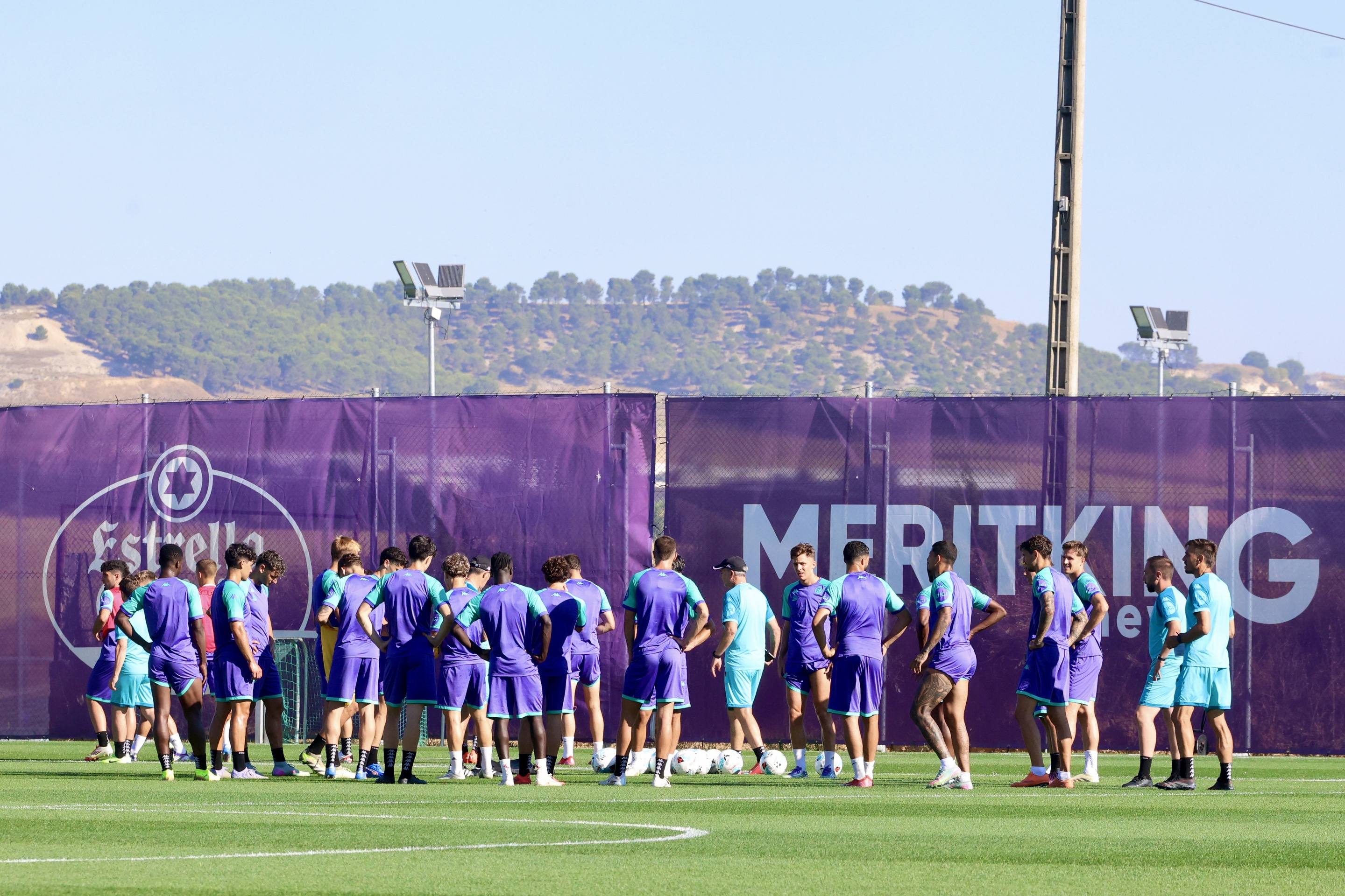 El entrenamiento del Real Valladolid, en imágenes