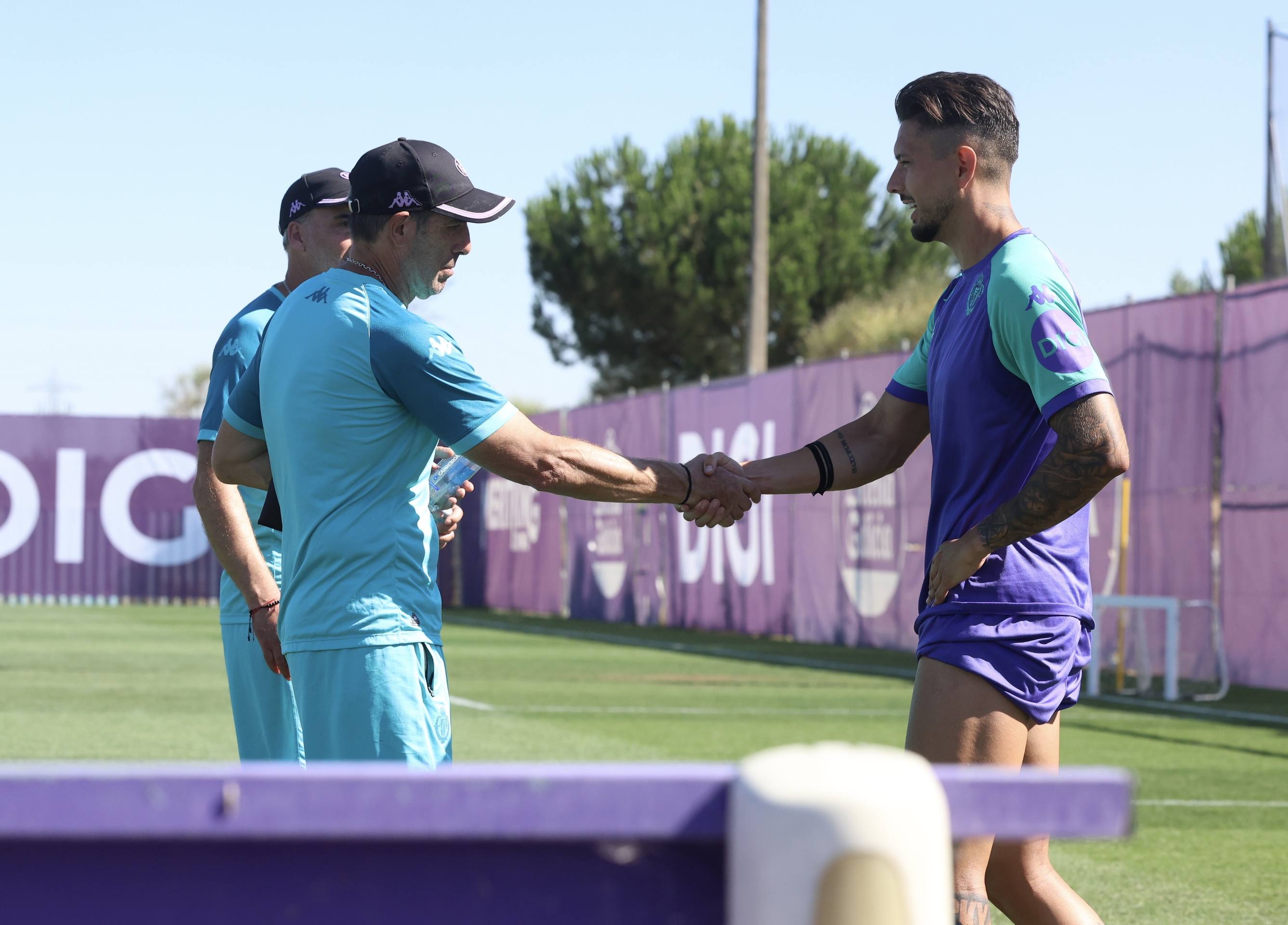 El entrenamiento del Real Valladolid, en imágenes