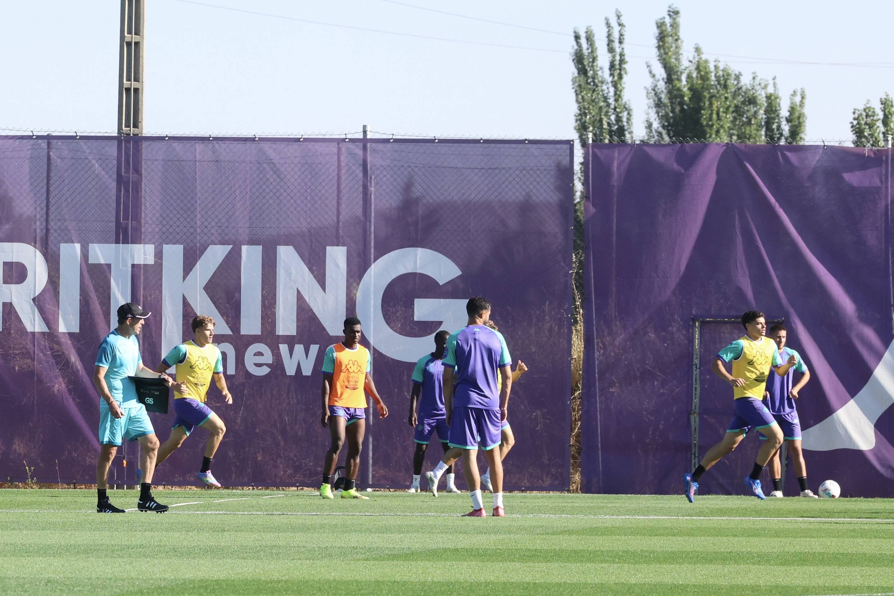 El entrenamiento del Real Valladolid, en imágenes