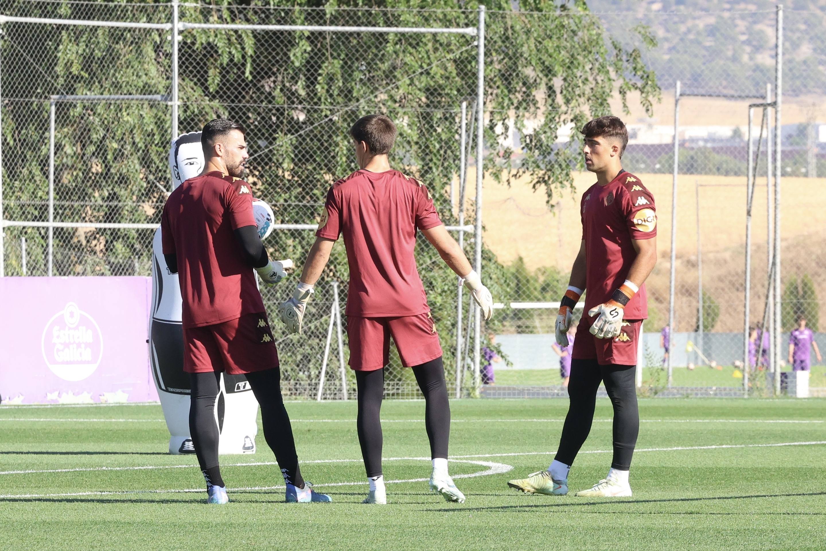 El entrenamiento del Real Valladolid, en imágenes