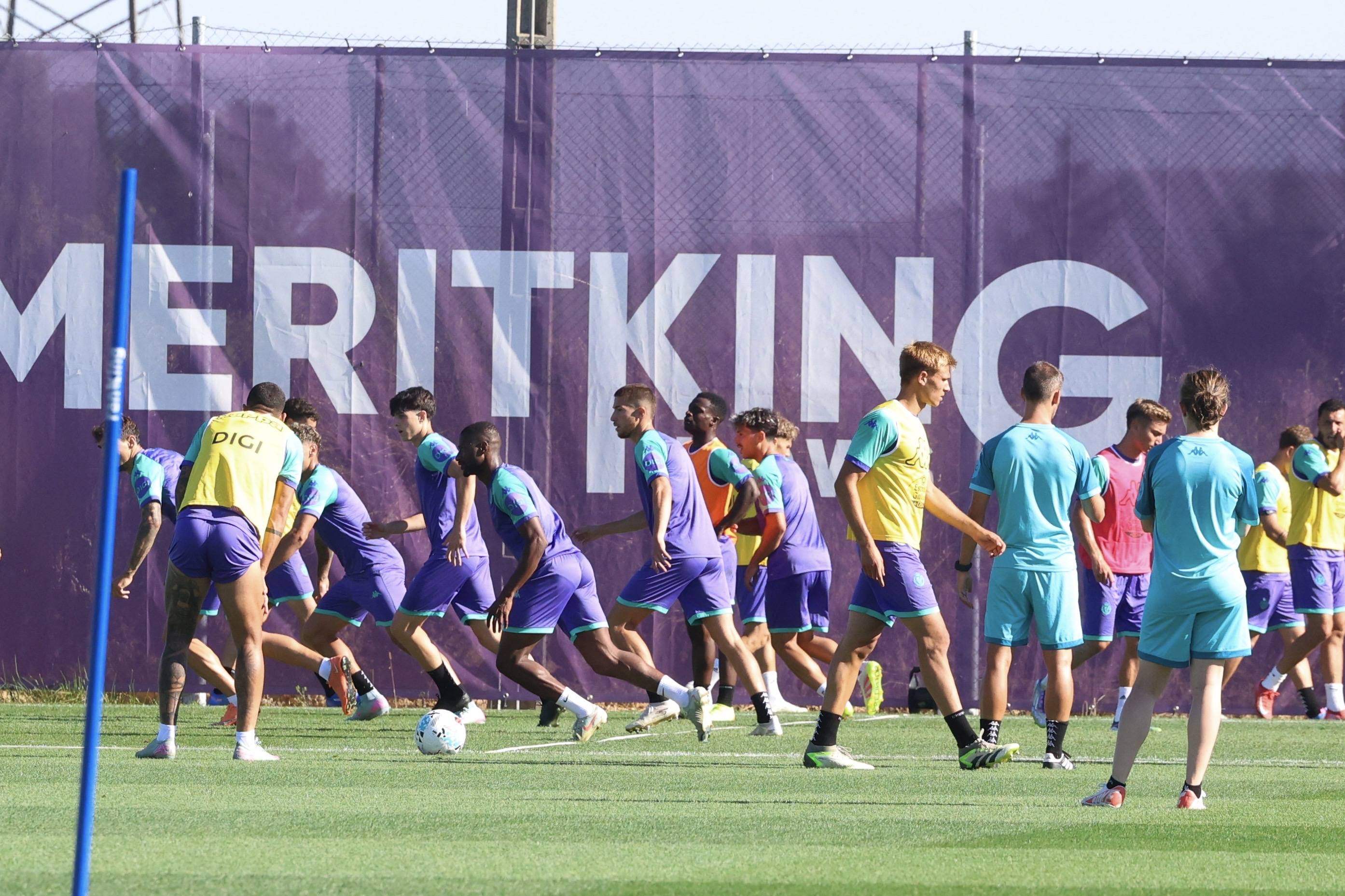 El entrenamiento del Real Valladolid, en imágenes