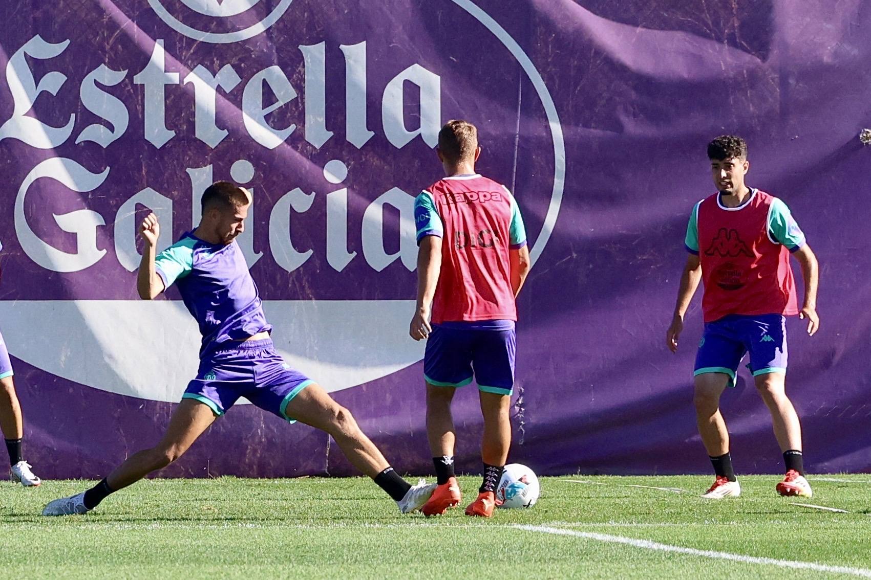El entrenamiento del Real Valladolid, en imágenes
