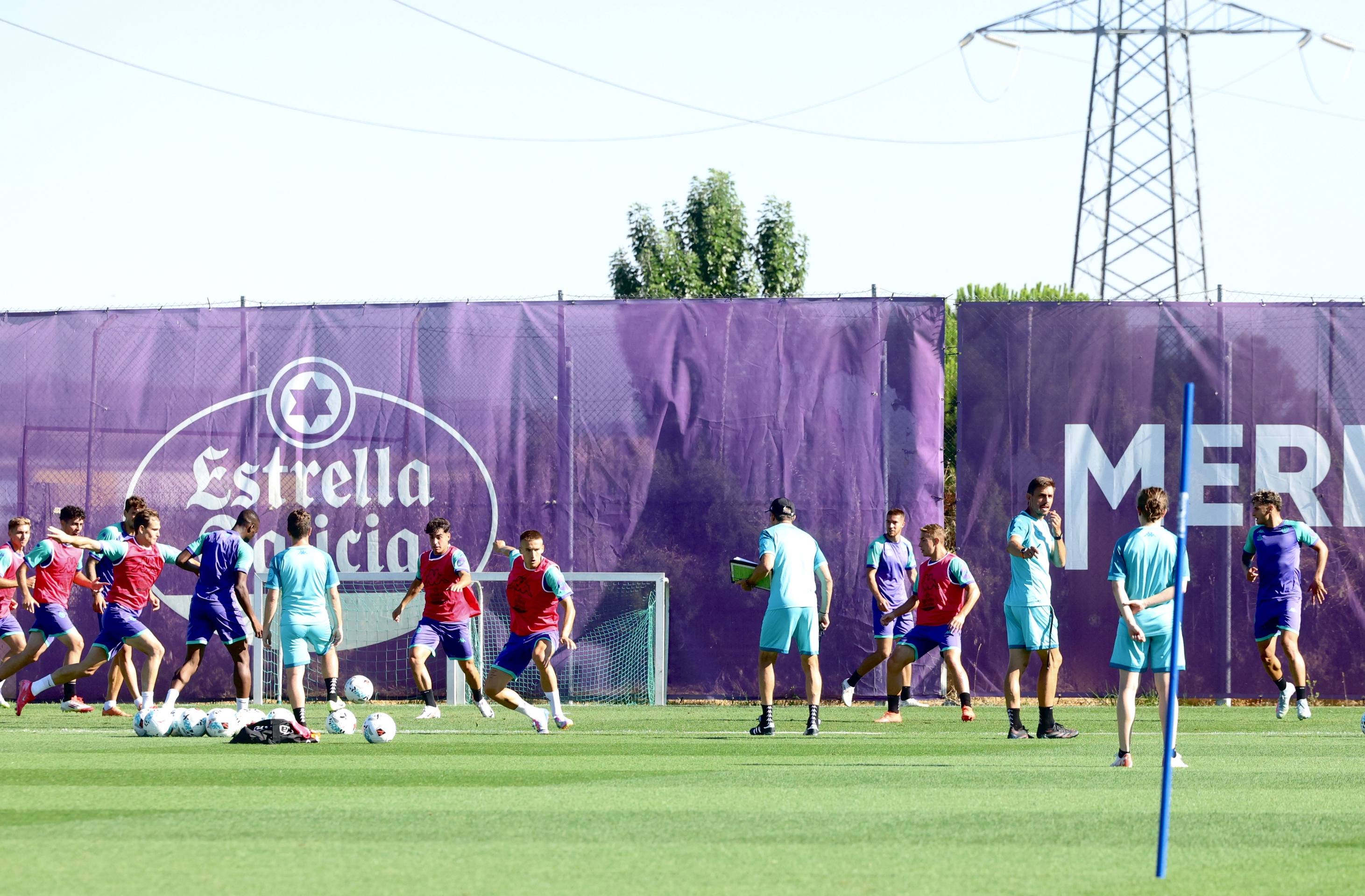 El entrenamiento del Real Valladolid, en imágenes
