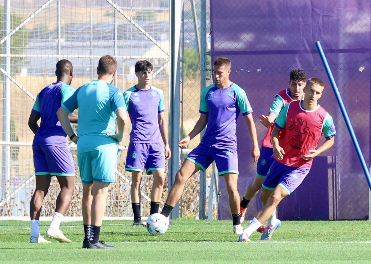 El entrenamiento del Real Valladolid, en imágenes