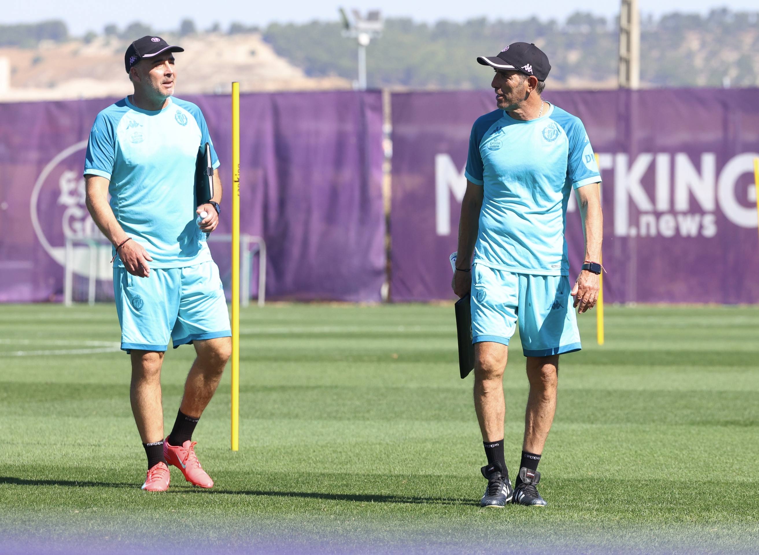 El entrenamiento del Real Valladolid, en imágenes