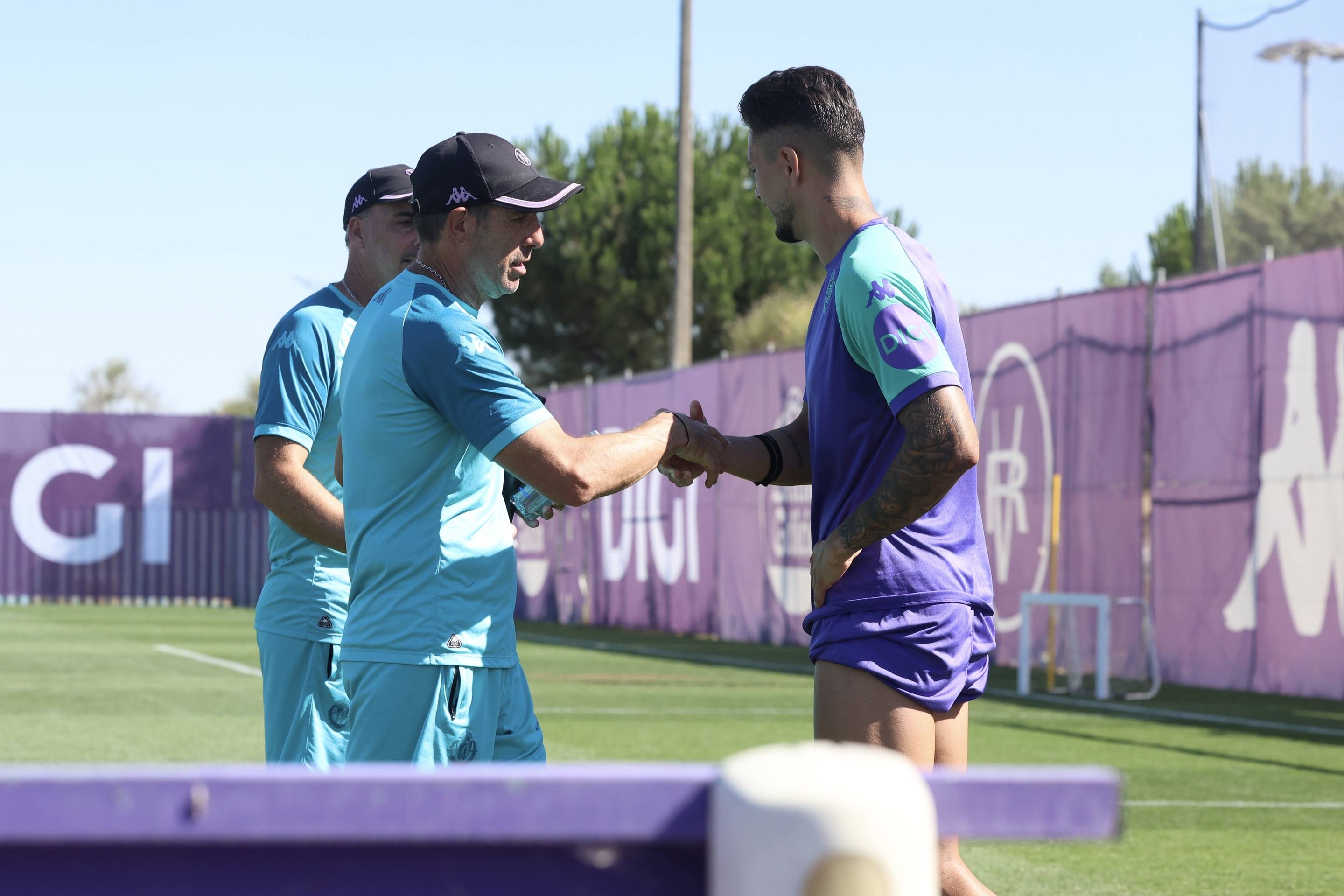 El entrenamiento del Real Valladolid, en imágenes