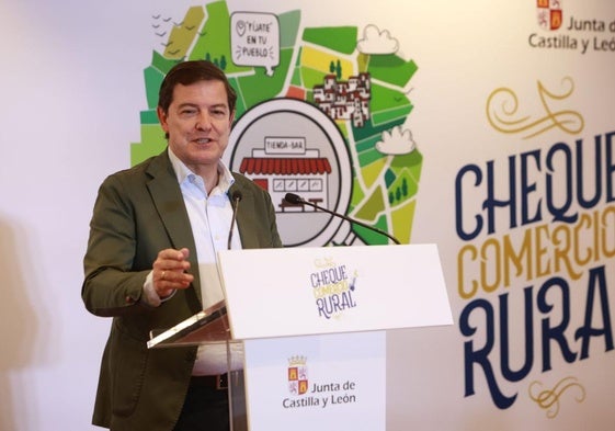 El presidente de la Junta de Castilla y León, Alfonso Fernández Mañueco.