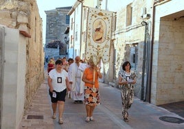 Procesión del Carmen en Baltanás.